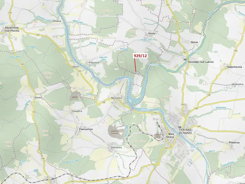 Dražba lesa 1517 m², Hosty – náhled fotky 1