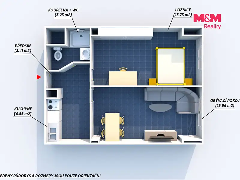 Pronájem bytu 2+kk 44 m², Strašice – náhled fotky 2