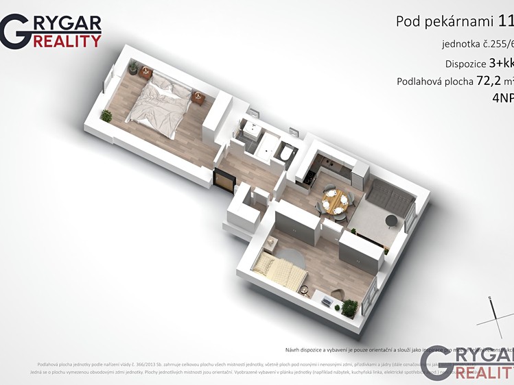 Wohnung 3+kk zum Kauf, 72 m² (17 von 23)