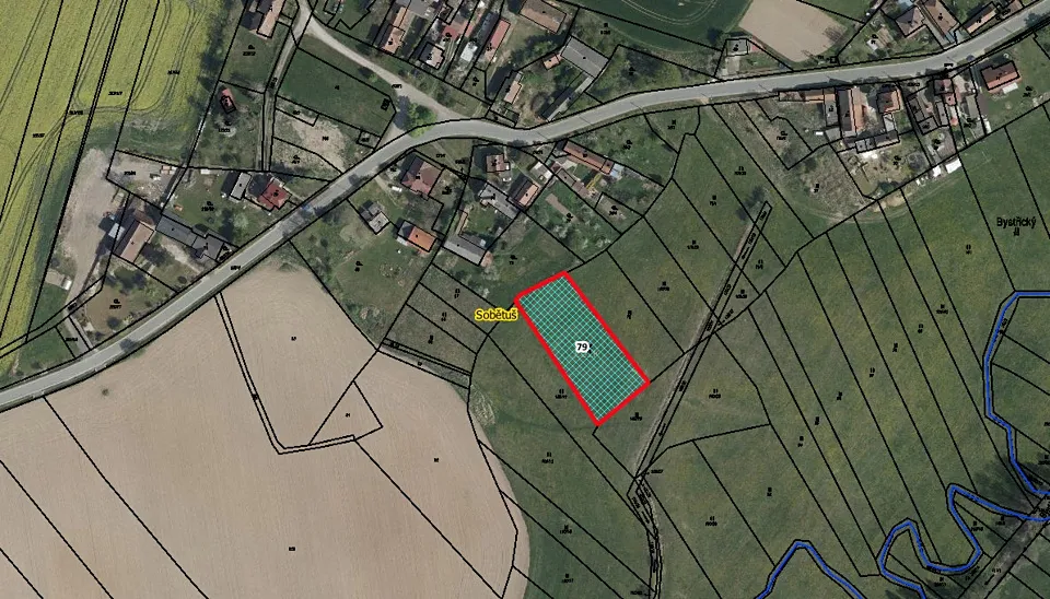 Prodej pole 2154 m²