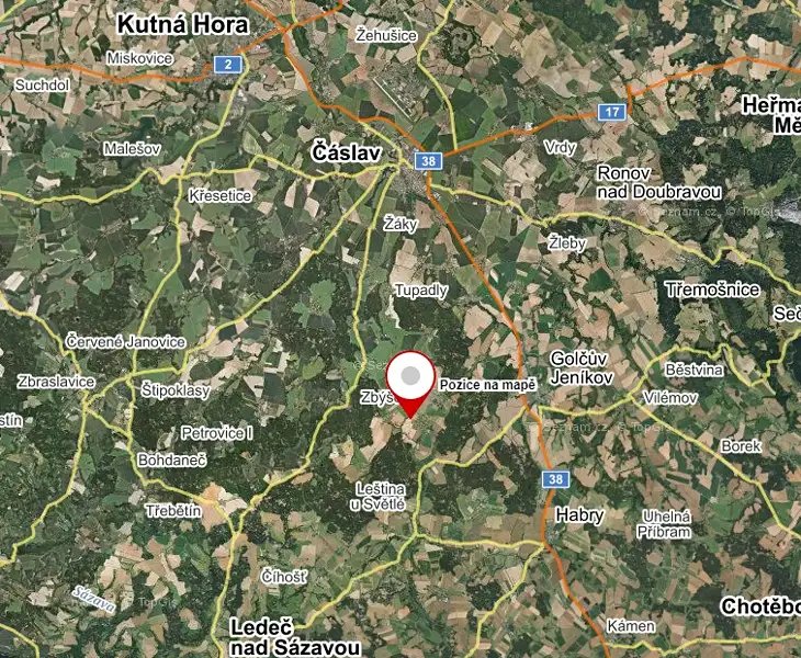 Prodej pole 43901 m², Vlkaneč – náhled fotky 3