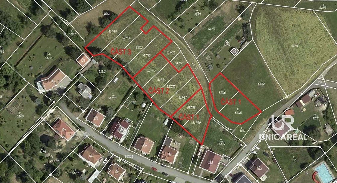 Prodej stavebního pozemku 5776 m², Benešov – fotka 1 z 3