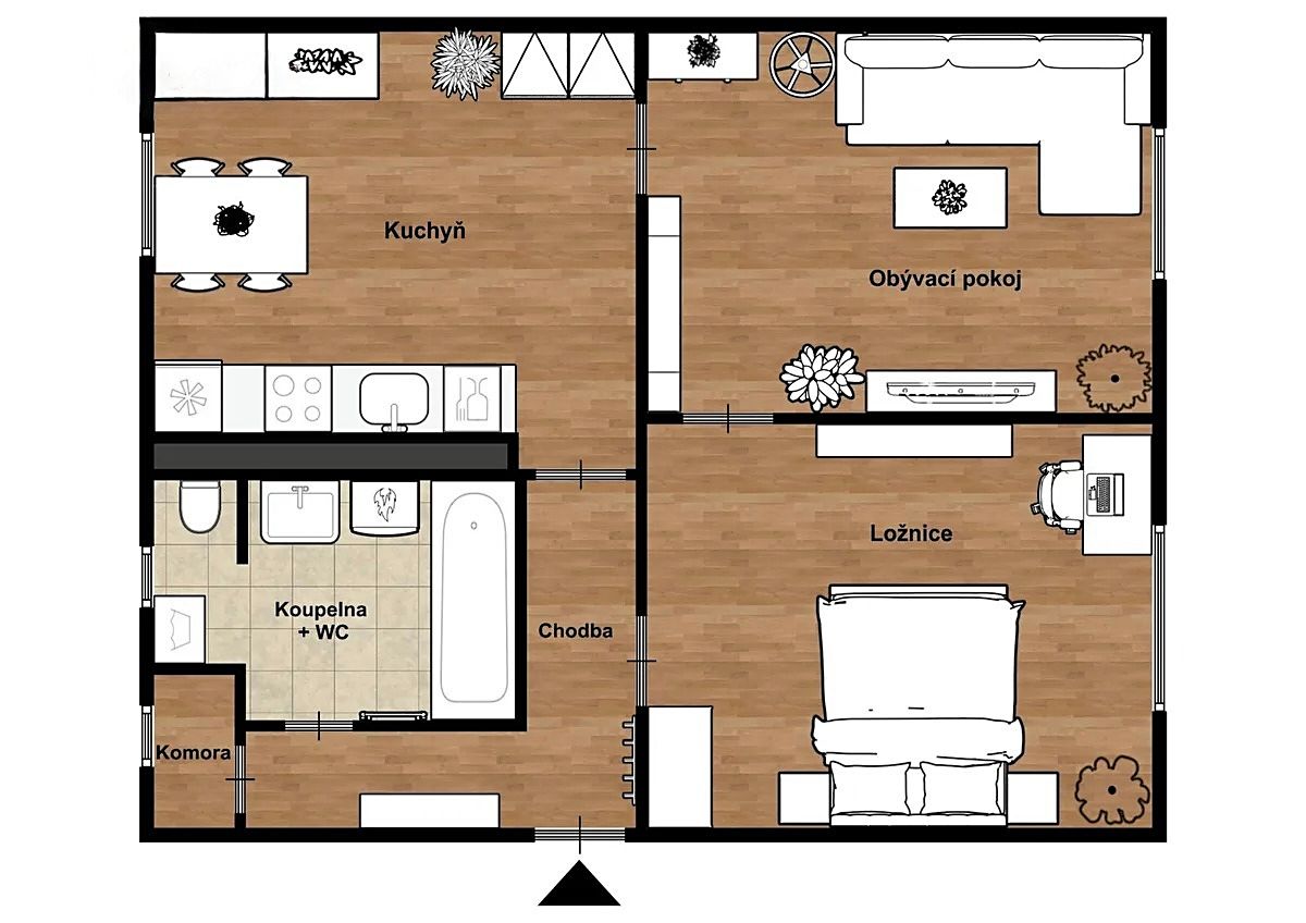 Prodej bytu 2+1 57 m² – fotografie 2