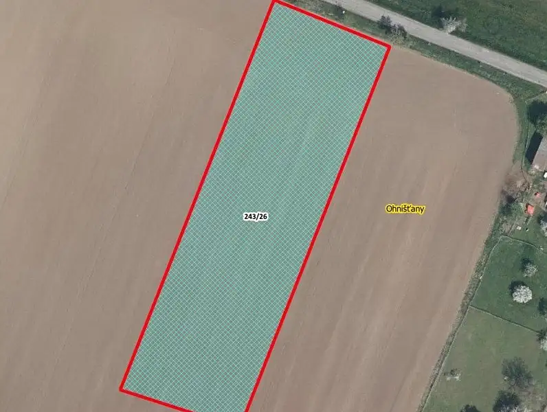 Prodej pole 5822 m², Ohnišťany – náhled fotky 1