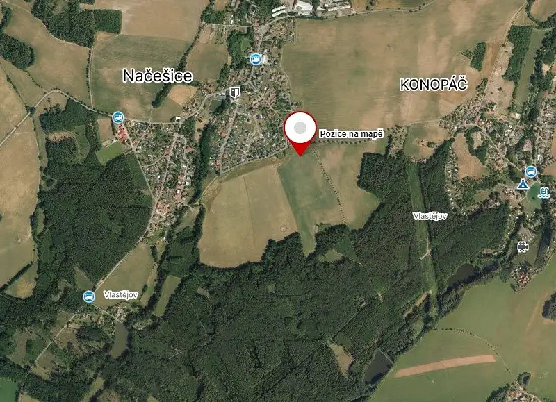 Prodej pole 12430 m², Načešice – náhled fotky 3
