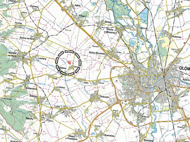 Prodej pole 42095 m², Těšetice – náhled fotky 3