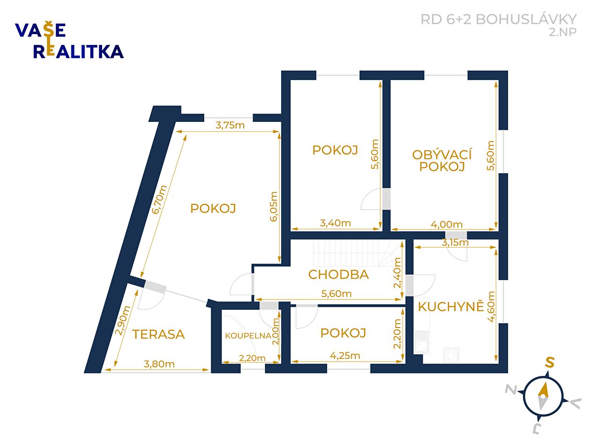 Prodej rodinného domu 188 m², pozemek 1449 m² – fotografie 4