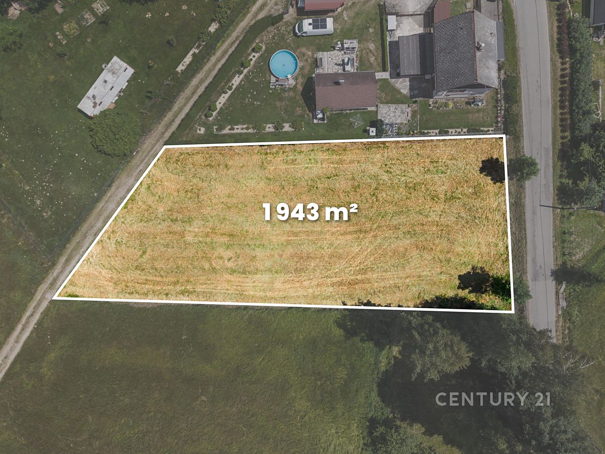 Prodej stavebního pozemku 1943 m²