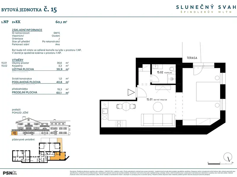Prodej bytu 2+kk 40 m², Špindlerův Mlýn – náhled fotky 2