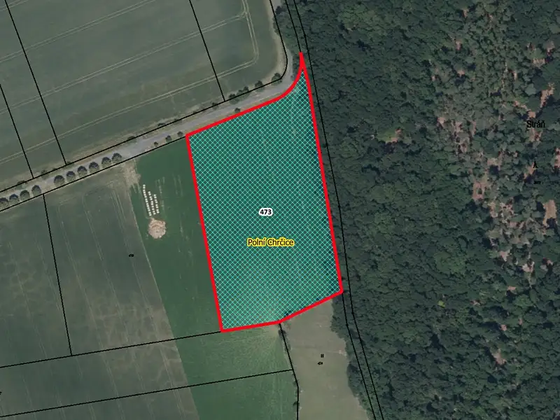 Prodej pole 10141 m², Polní Chrčice – náhled fotky 1