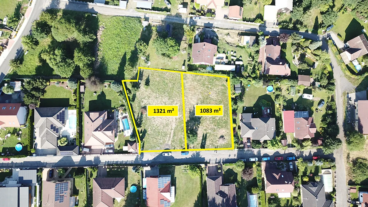 Prodej stavebního pozemku 1321 m²