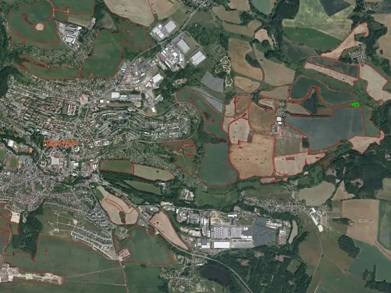 Dražba louky 2192 m², Tachov – náhled fotky 1