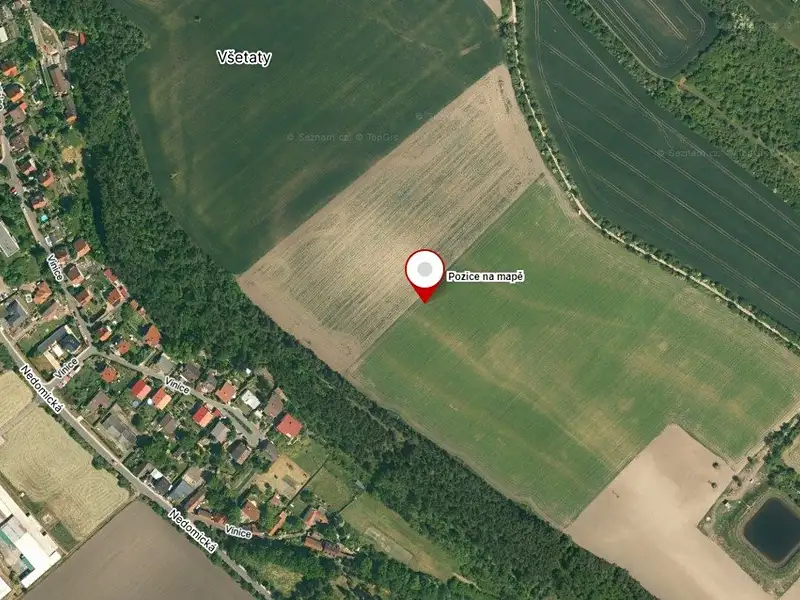 Prodej pole 16470 m², Všetaty – náhled fotky 2