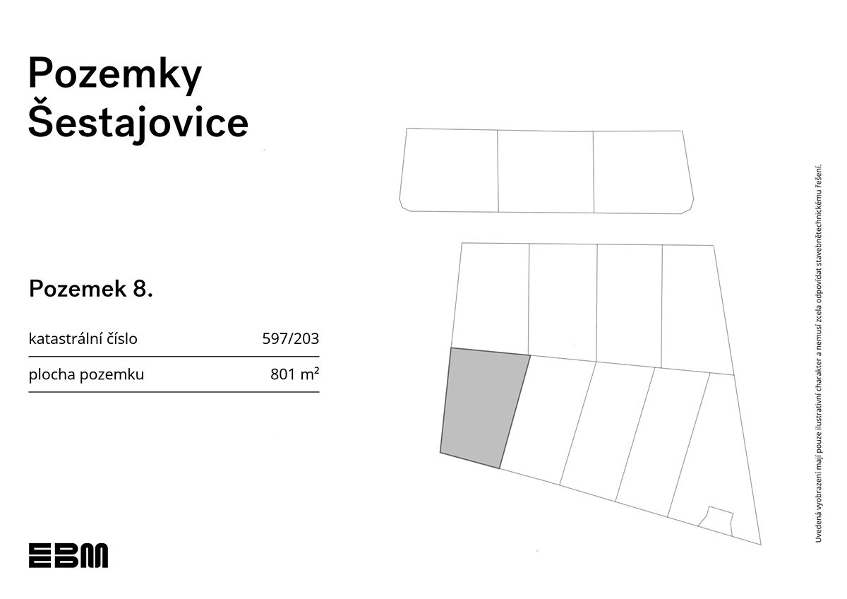 Prodej stavebního pozemku 801 m² – fotografie 4