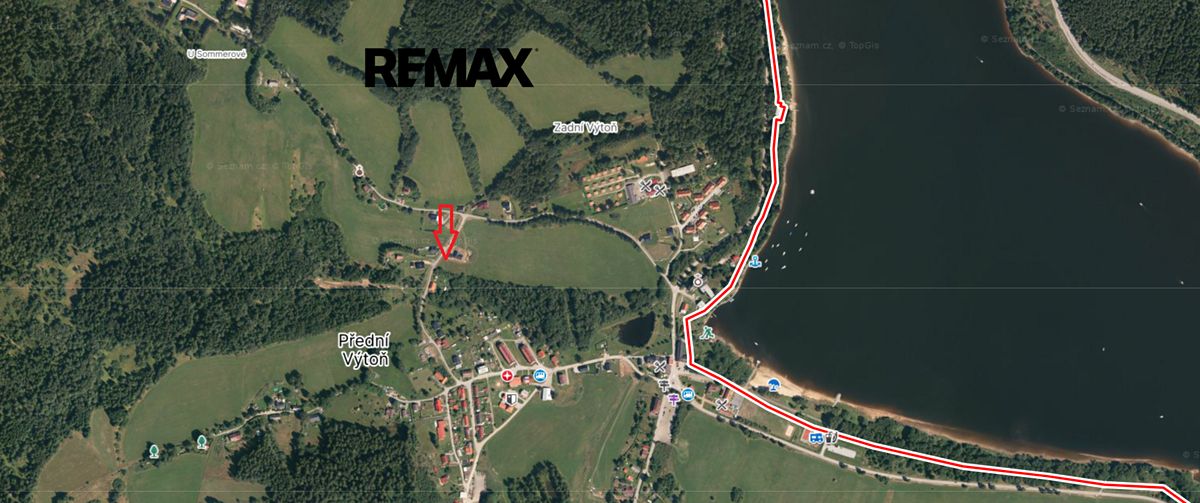 Prodej stavebního pozemku 1161 m², Přední Výtoň – fotka 1 z 3