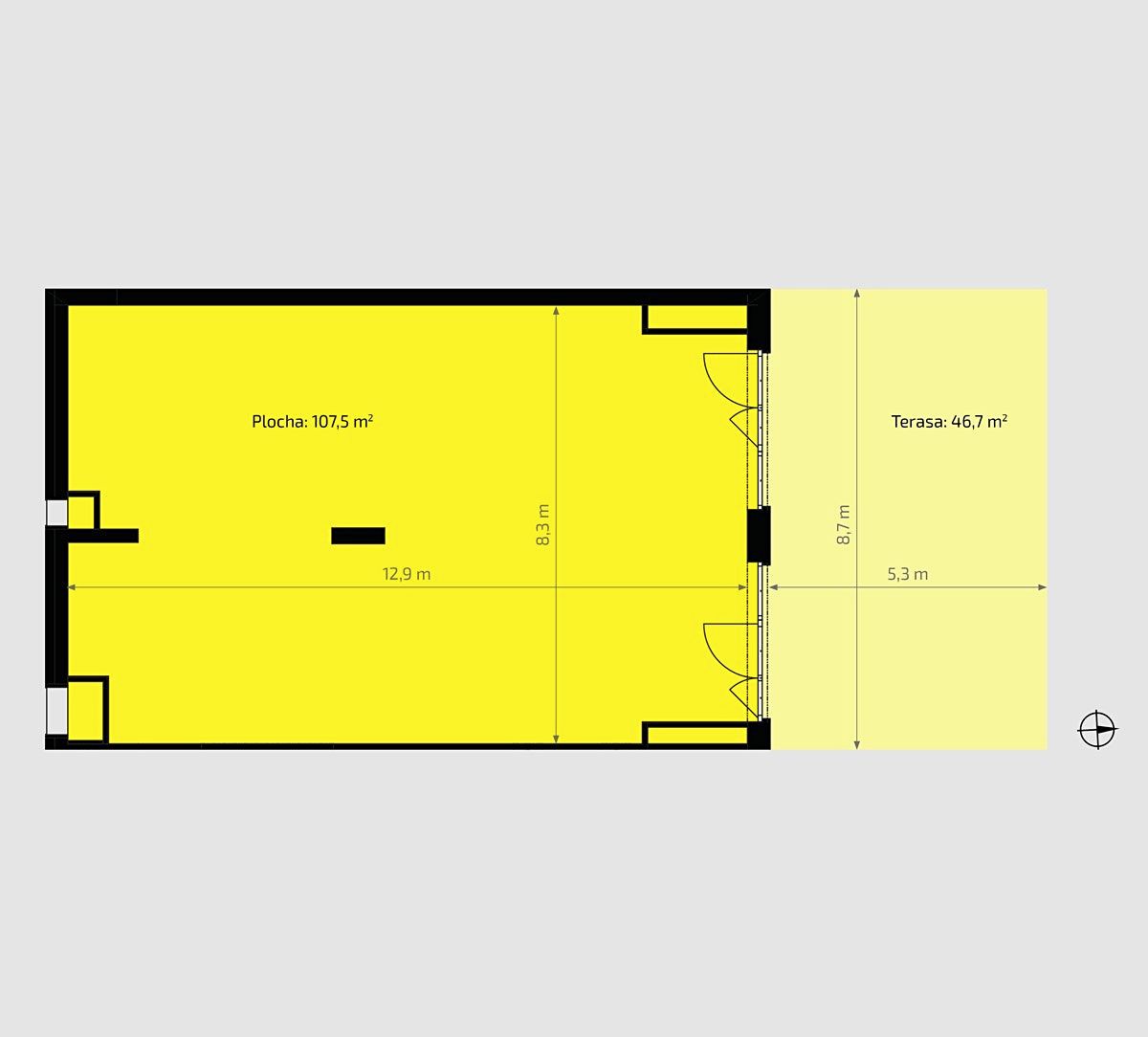 Prodej obchodního prostoru 107 m² – fotografie 5