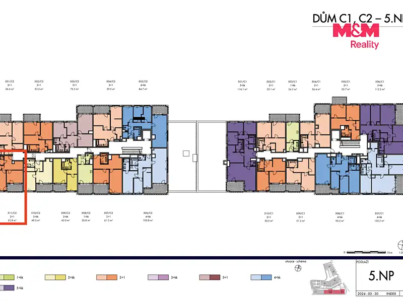 Prodej bytu 2+1 53 m², Praha – náhled fotky 3