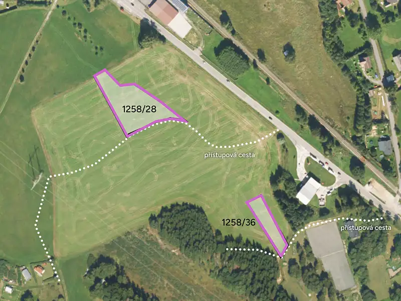 Prodej komerčního pozemku 4941 m², Borová – náhled fotky 1