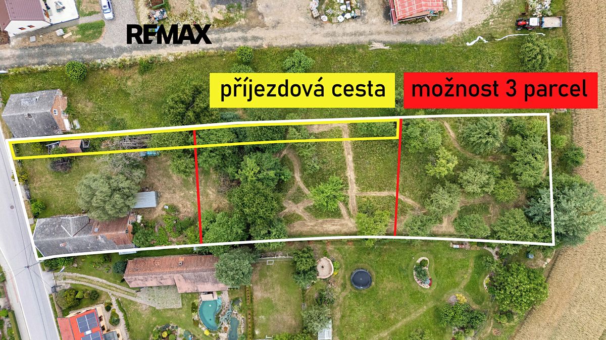 Prodej stavebního pozemku 2712 m² – fotografie 2