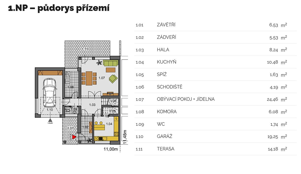 Prodej projektu na klíč 170 m², pozemek 408 m² – fotografie 3