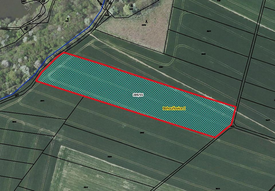 Prodej pole 13494 m², Červené Pečky – fotka 1 z 3