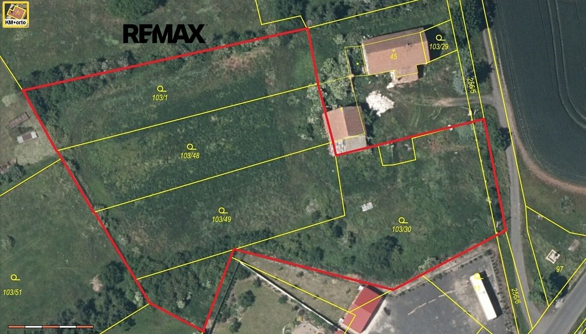 Prodej stavebního pozemku 6850 m², Žatec – fotka 1 z 3