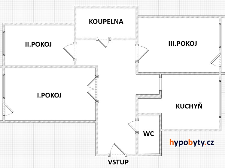 Prodej bytu 3+1, 71 m² (17 z 17)
