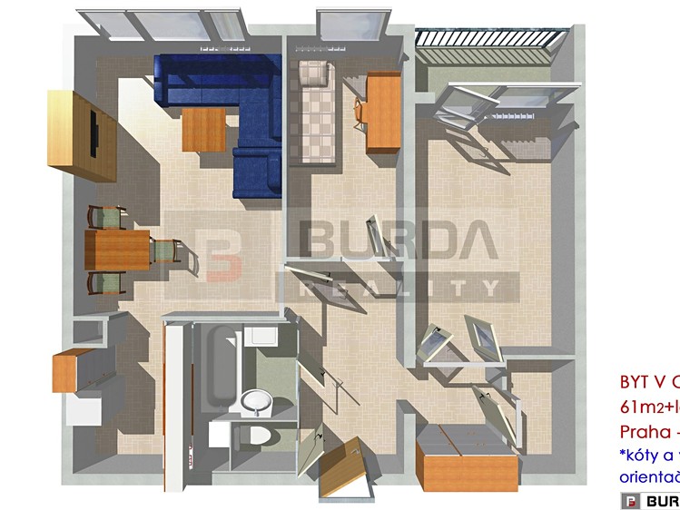 Prodej bytu 3+kk, 61 m² (40 z 54)
