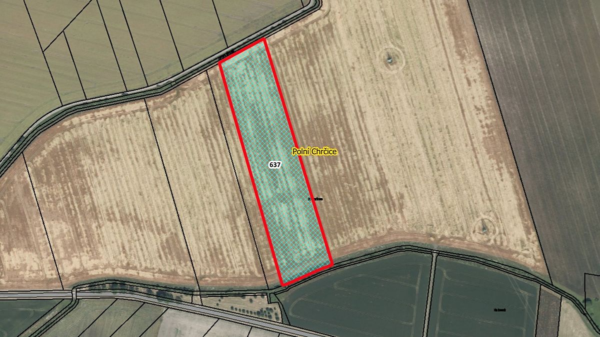 Prodej pole 28943 m², Polní Chrčice – fotka 1 z 3