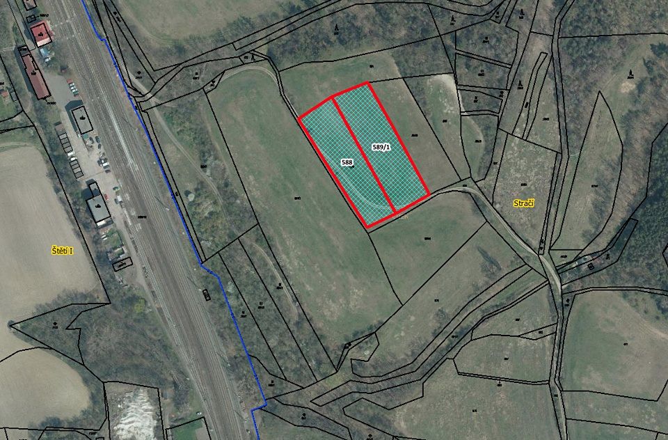 Prodej pole 6107 m², Štětí – fotka 1 z 3