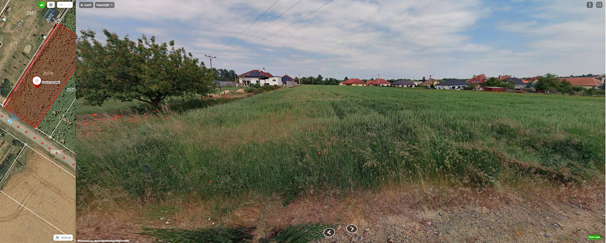 Prodej stavebního pozemku 1007 m² – fotografie 2