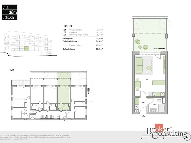 Prodej bytu 1+kk 55 m², Plzeň – náhled fotky 3