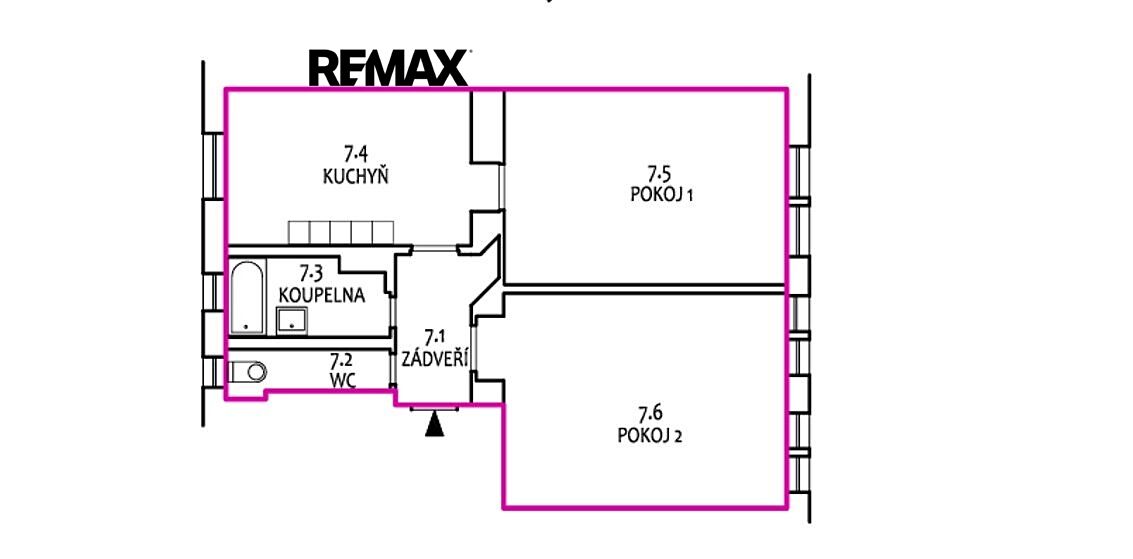 Pronájem bytu 2+1 73 m² – fotografie 5
