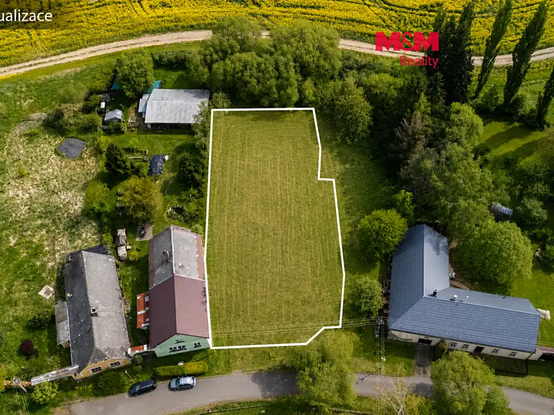 Prodej stavebního pozemku 1458 m², Bor – náhled fotky 1