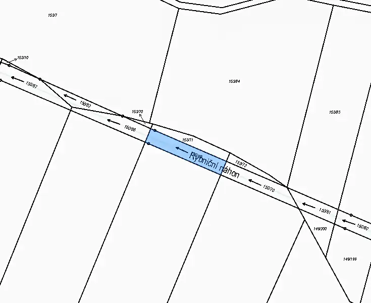 Prodej pole 10553 m², Budiměřice – náhled fotky 3