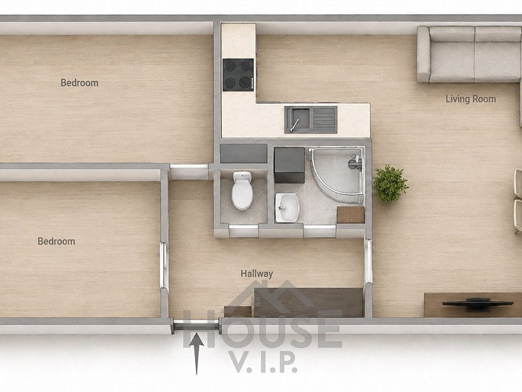 Квартира 3+kk на продаж, 56 м² (24 з 24)
