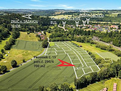 Prodej stavebního pozemku 700 m²