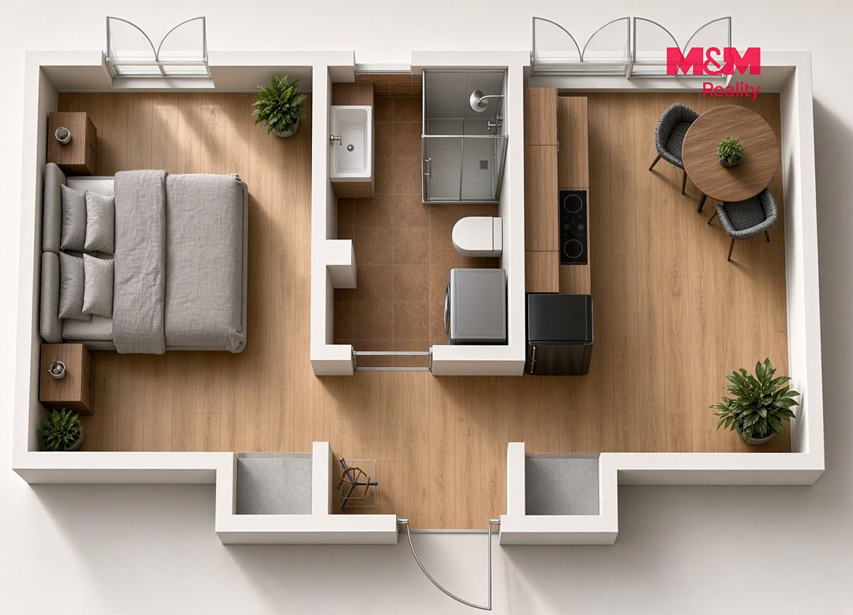 Prodej bytu 2+kk 46 m² – fotografie 2