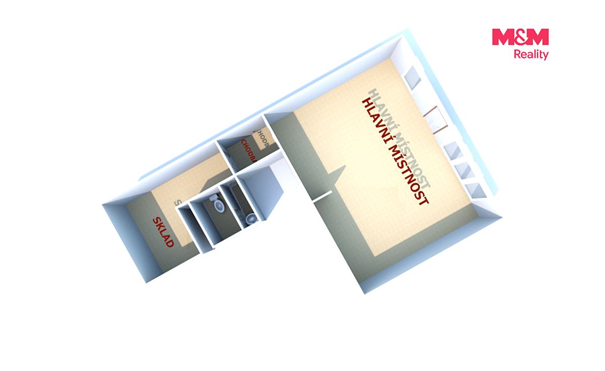 Pronájem obchodního prostoru 68 m² – fotografie 3