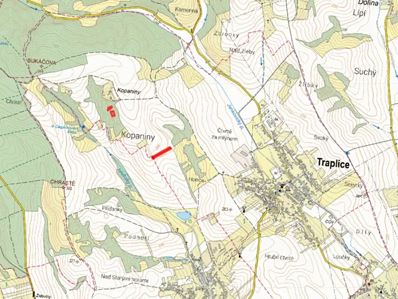 Prodej pole 6098 m², Traplice – náhled fotky 3