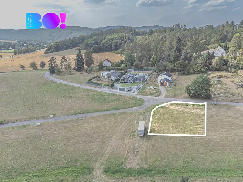 Prodej stavebního pozemku 1056 m², Pyšely – náhled fotky 3