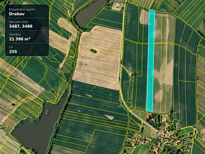 Prodej pole 21396 m²
