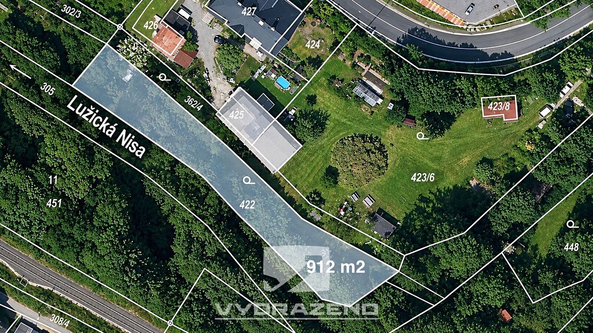 Prodej zahrady 912 m²