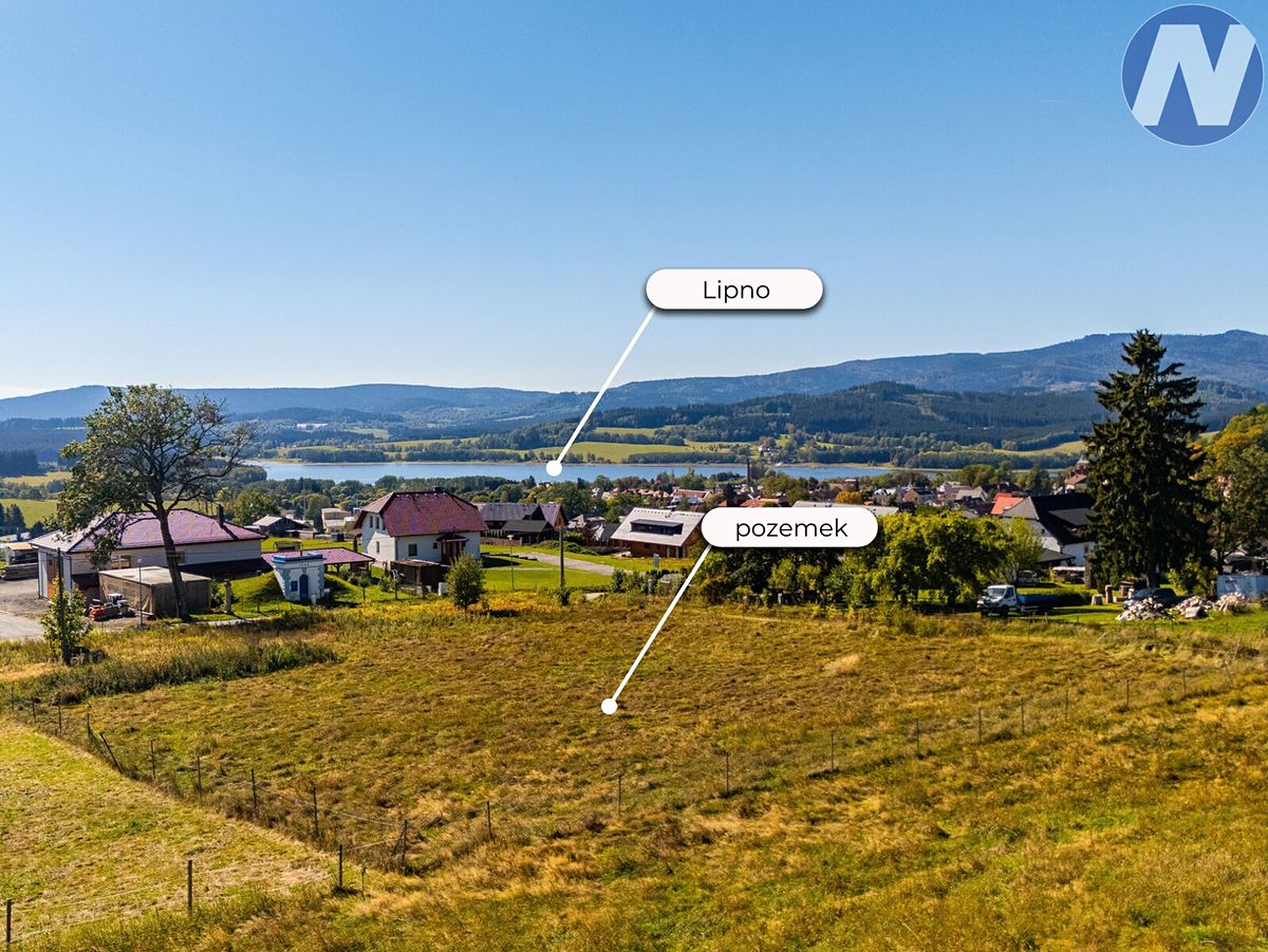 Prodej stavebního pozemku 1714 m², Horní Planá – fotka 1 z 3