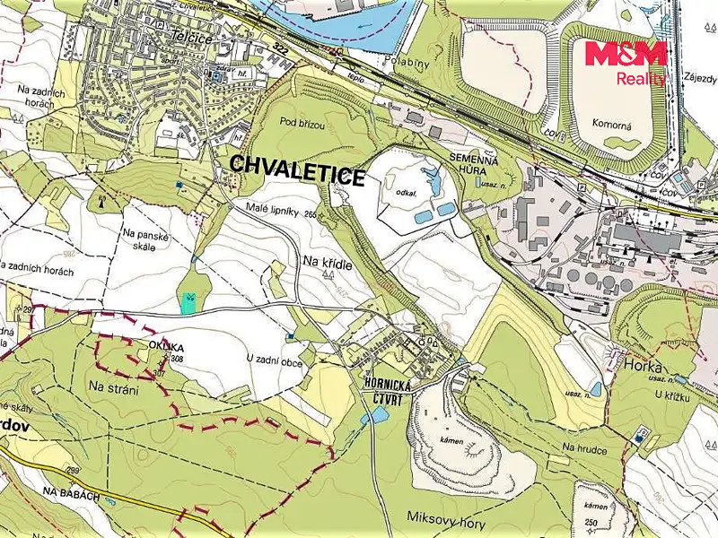 Prodej pozemku 3972 m², Chvaletice – náhled fotky 3
