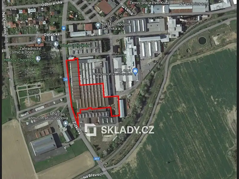 Prodej skladového prostoru 8077 m², Chotěboř – náhled fotky 1