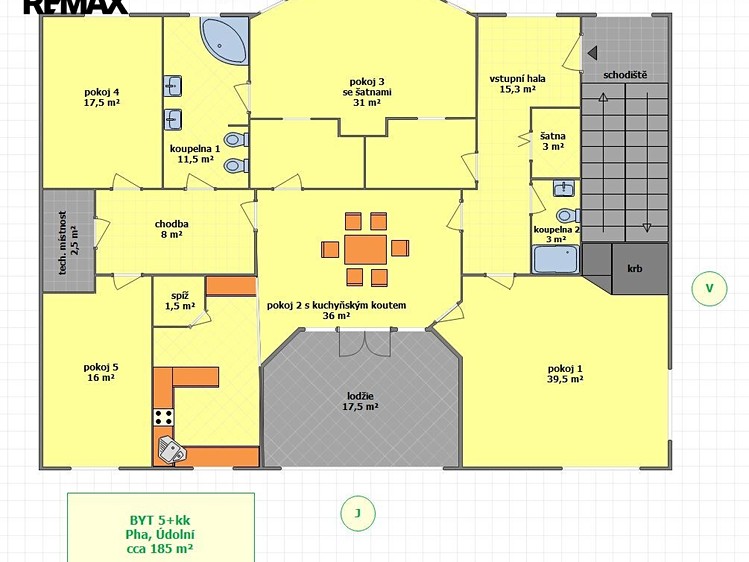 Wohnung 5+kk zur Miete, 182 m² (13 von 19)