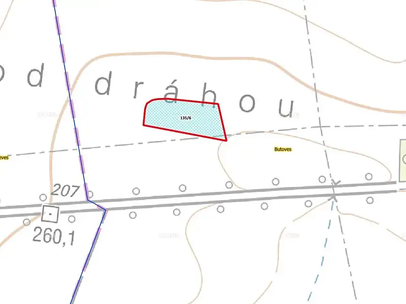 Prodej pole 2737 m², Butoves – náhled fotky 2