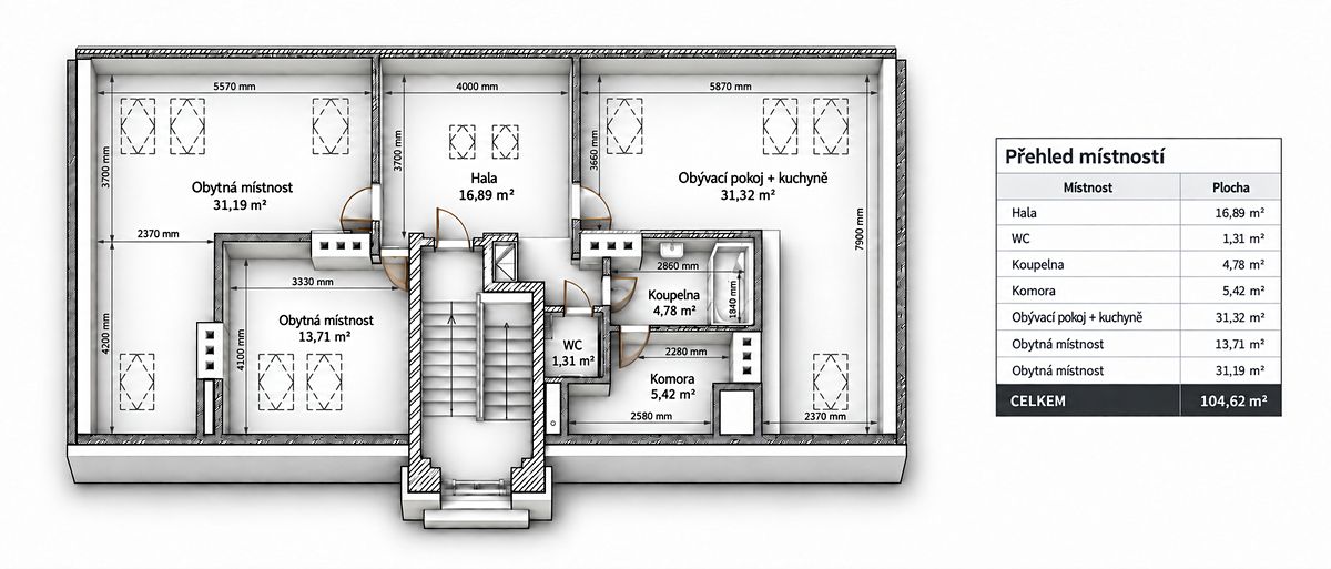 Prodej bytu 3+kk 105 m² – fotografie 2