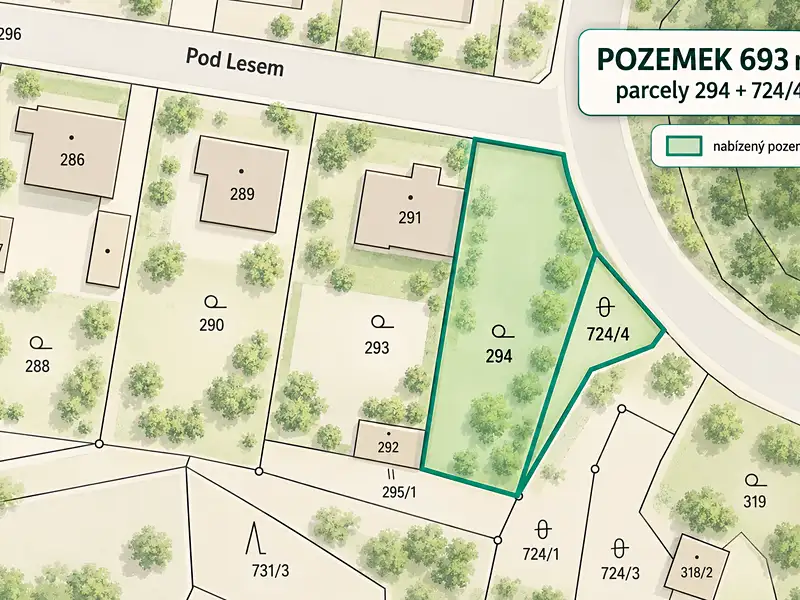 Prodej stavebního pozemku 693 m², Háj ve Slezsku – náhled fotky 3
